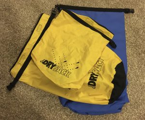 Drybags to keep your gear dry