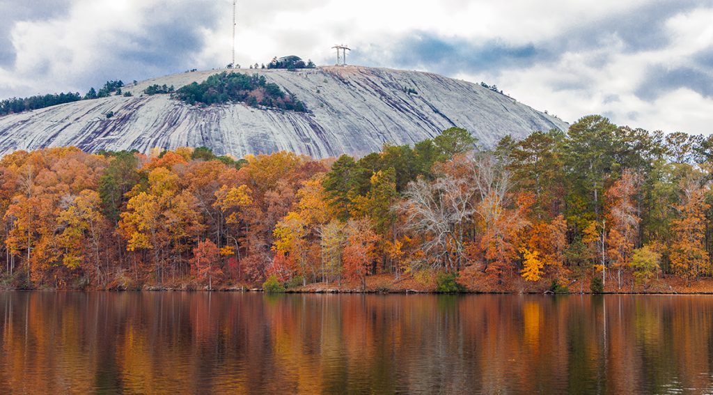 Stone Mountain in fall